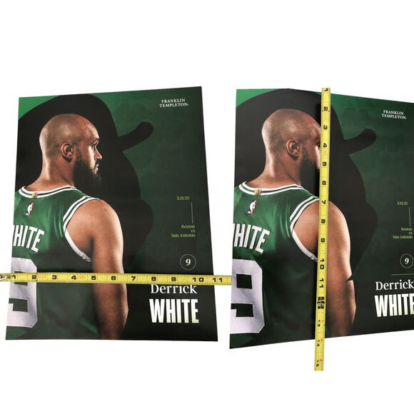 Boston Celtics v San Antonio Spurs 2/12/25 Wembanyama Roster Lineup Poster - Picture 7 of 10